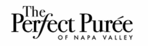 THE PERFECT PURÉE OF NAPA VALLEY Logo (USPTO, 31.01.2018)