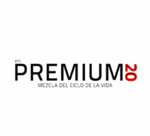 BTS PREMIUM 20 MEZCLA DEL CICLO DE LA VIDA Logo (USPTO, 15.02.2018)