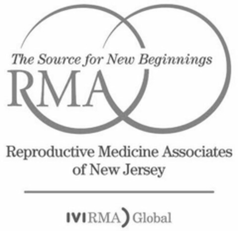 THE SOURCE FOR NEW BEGINNINGS RMA REPRODUCTIVE MEDICINE ASSOCIATES OF NEW JERSEY IVIRMA GLOBAL Logo (USPTO, 07.08.2018)