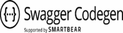 SWAGGER CODEGEN SUPPORTED BY SMARTBEAR Logo (USPTO, 10/18/2018)