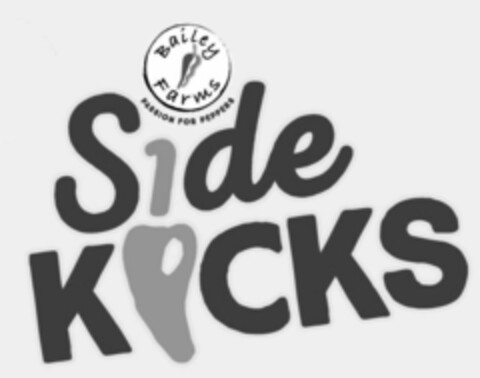 BAILEY FARMS PASSION FOR PEPPERS SIDE KICKS Logo (USPTO, 05.11.2018)