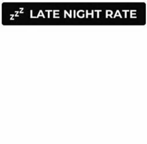 LATE NIGHT RATE Logo (USPTO, 30.11.2018)