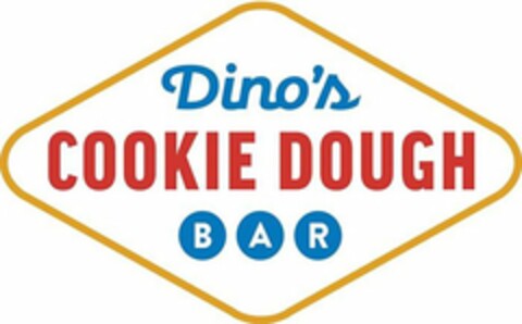 DINO'S COOKIE DOUGH BAR Logo (USPTO, 15.01.2019)