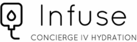 INFUSE CONCIERGE IV HYDRATION Logo (USPTO, 05/21/2019)