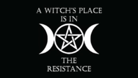 A WITCH'S PLACE IS IN THE RESISTANCE Logo (USPTO, 17.09.2019)