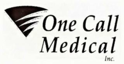 ONE CALL MEDICAL INC. Logo (USPTO, 31.03.2020)