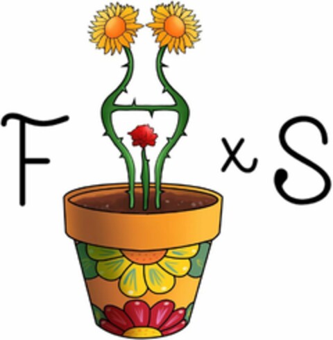 "F"- "FOR" "FLOWER IS AN "H" "X"- "BY" "S"- "SASH" Logo (USPTO, 04.07.2020)