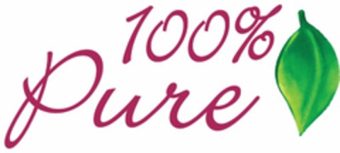 100% PURE Logo (USPTO, 15.12.2009)