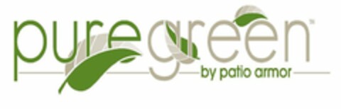 PURE GREEN BY PATIO ARMOR Logo (USPTO, 02.06.2010)