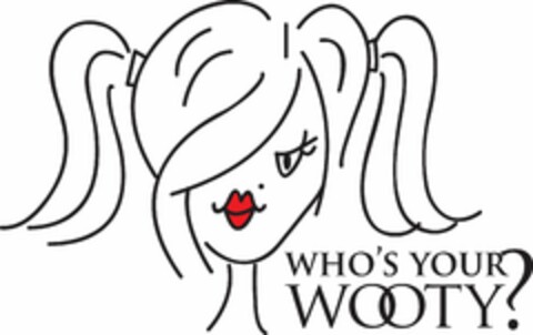 WHO'S YOUR WOOTY? Logo (USPTO, 06.08.2010)