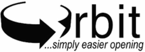 ORBIT...SIMPLY EASIER OPENING Logo (USPTO, 03/18/2011)