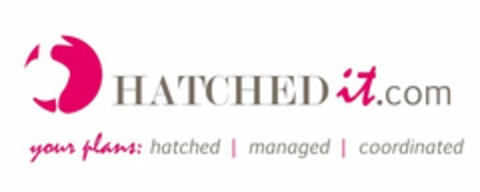 HATCHEDIT.COM YOUR PLANS: HATCHED MANAGED COORDINATED Logo (USPTO, 17.08.2011)