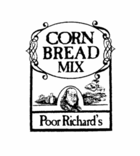 CORN BREAD MIX POOR RICHARD'S Logo (USPTO, 02/14/2012)