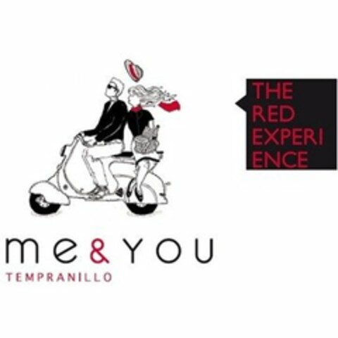 ME & YOU TEMPRANILLO THE RED EXPERIENCE Logo (USPTO, 18.07.2012)