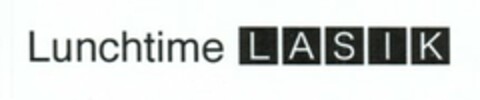LUNCHTIME LASIK Logo (USPTO, 26.07.2012)