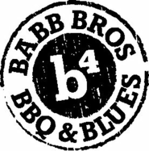 BABB BROS BBQ & BLUES B4 Logo (USPTO, 22.10.2012)