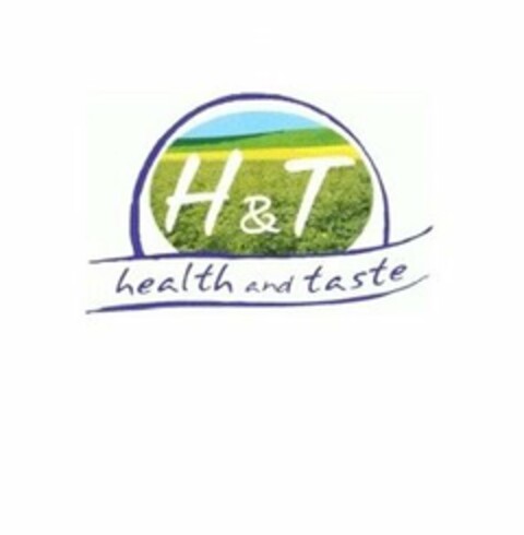 H & T HEALTH AND TASTE Logo (USPTO, 25.09.2013)
