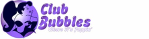 CLUB BUBBLES - WHERE IT IS POPPIN' Logo (USPTO, 13.05.2014)