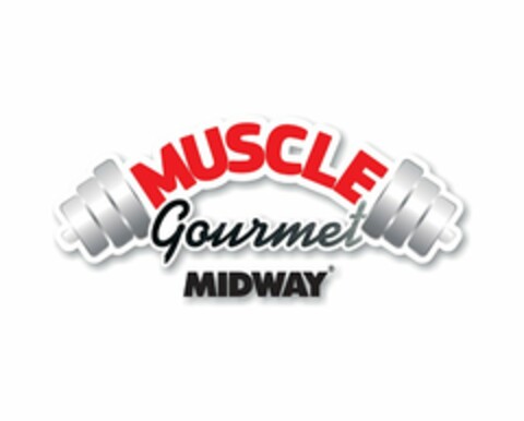 MUSCLE GOURMET MIDWAY Logo (USPTO, 25.07.2014)