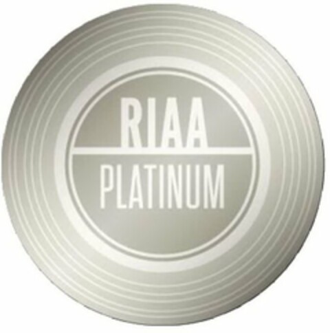 RIAA PLATINUM Logo (USPTO, 25.08.2014)