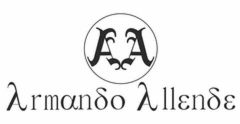 AA ARMANDO ALLENDE Logo (USPTO, 04/14/2015)