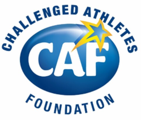 CAF CHALLENGED ATHLETES FOUNDATION Logo (USPTO, 10.07.2015)