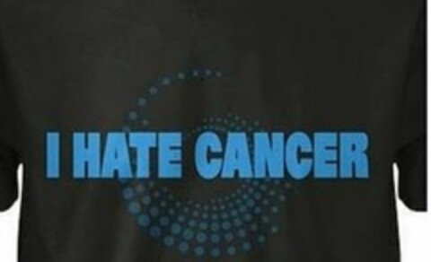 I HATE CANCER Logo (USPTO, 01/08/2016)