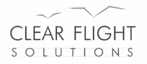 CLEAR FLIGHT SOLUTIONS Logo (USPTO, 27.04.2016)