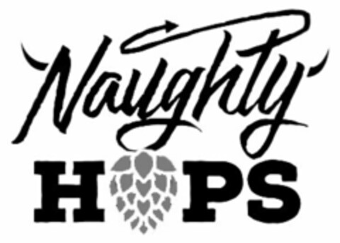 NAUGHTY HOPS Logo (USPTO, 18.10.2016)