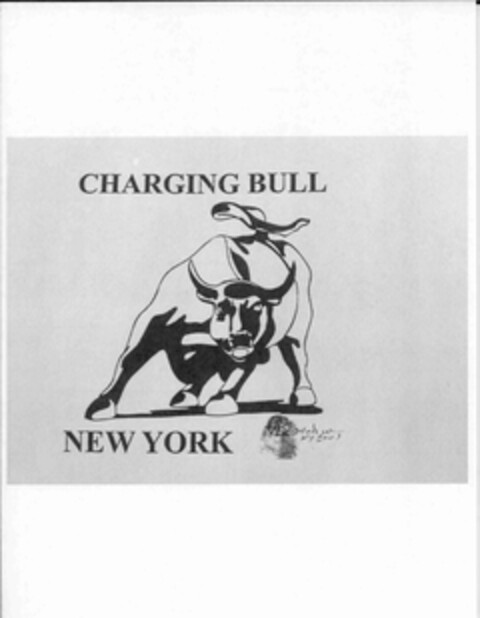 CHARGING BULL NEW YORK Logo (USPTO, 06.12.2016)