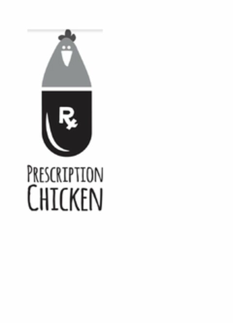RX PRESCRIPTION CHICKEN Logo (USPTO, 01/18/2017)