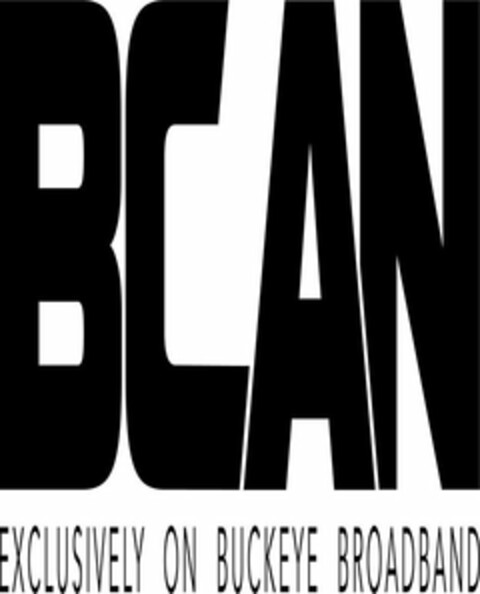 BCAN EXCLUSIVELY ON BUCKEYE BROADBAND Logo (USPTO, 26.06.2017)