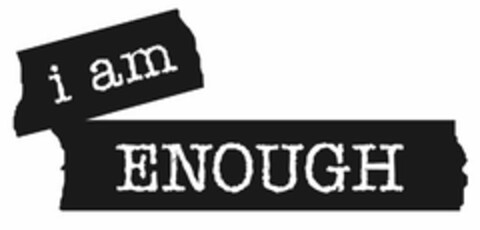 I AM ENOUGH Logo (USPTO, 16.10.2017)