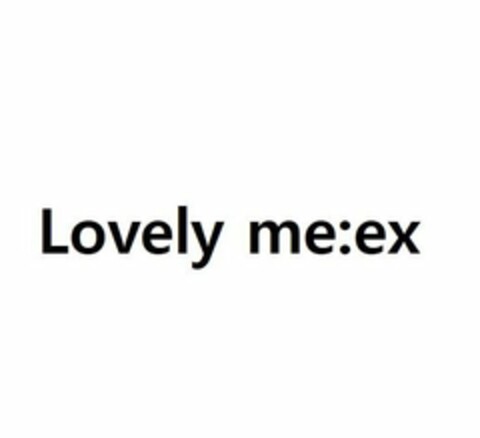 LOVELY ME:EX Logo (USPTO, 11.09.2018)