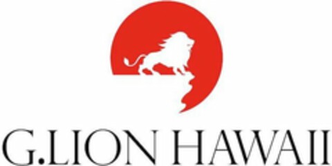 G.LION HAWAII Logo (USPTO, 10.09.2019)