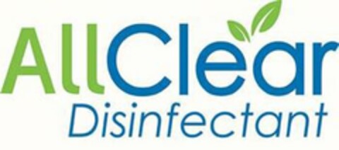 ALLCLEAR DISINFECTANT Logo (USPTO, 24.03.2020)