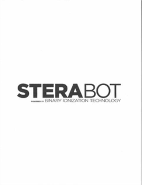 STERABOT POWERED BY BINARY IONIZATION TECHNOLOGY Logo (USPTO, 07/21/2020)