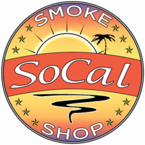 SOCAL SMOKE SHOP Logo (USPTO, 09/02/2020)