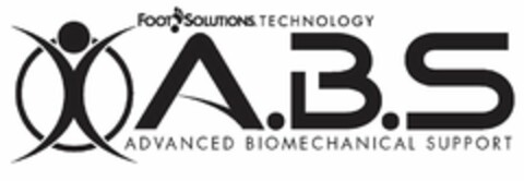 FOOT SOLUTIONS TECHNOLOGY A.B.S ADVANCED BIOMECHANICAL SUPPORT Logo (USPTO, 03.02.2009)