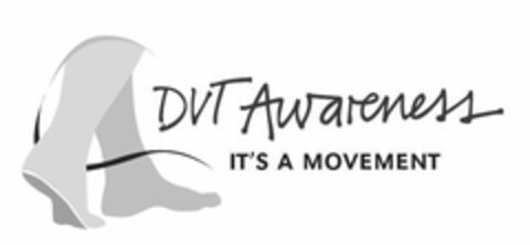 DVT AWARENESS IT'S A MOVEMENT Logo (USPTO, 28.09.2009)