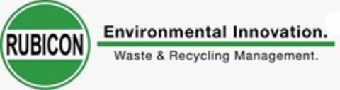 RUBICON ENVIRONMENTAL INNOVATION. WASTE & RECYCLING MANAGEMENT. Logo (USPTO, 31.03.2010)