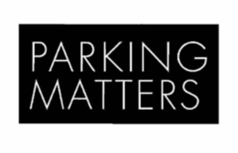 PARKING MATTERS Logo (USPTO, 10/08/2010)