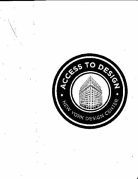 ACCESS TO DESIGN NEW YORK DESIGN CENTER Logo (USPTO, 10/28/2010)
