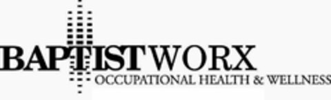 BAPTISTWORX OCCUPATIONAL HEALTH & WELLNESS Logo (USPTO, 16.06.2011)