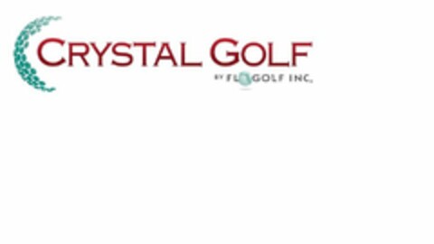 CRYSTAL GOLF BY FL GOLF INC. Logo (USPTO, 07.07.2011)