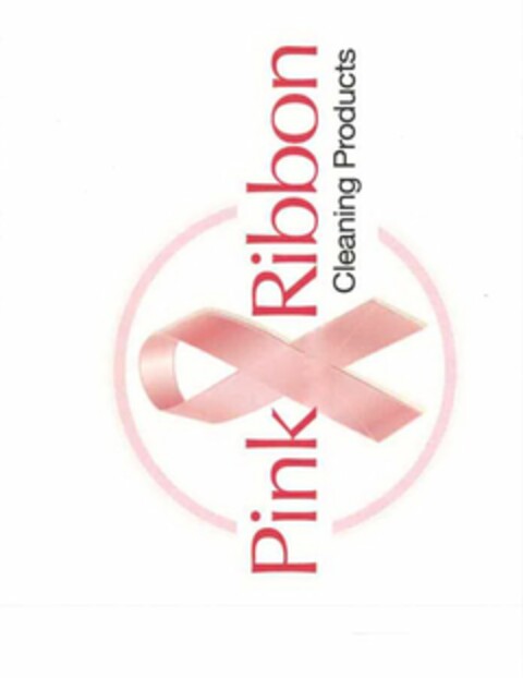 PINK RIBBON CLEANING PRODUCTS Logo (USPTO, 04/12/2012)