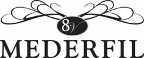 8V MEDERFIL Logo (USPTO, 06.09.2013)