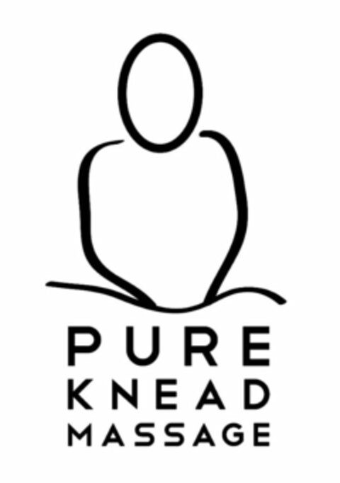 PURE KNEAD MASSAGE Logo (USPTO, 08/27/2015)