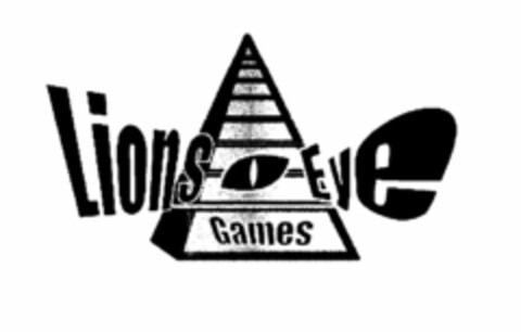 LIONS EYE GAMES Logo (USPTO, 11.12.2015)