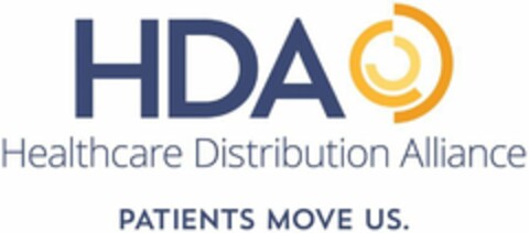 HDA HEALTHCARE DISTRIBUTION ALLIANCE PATIENTS MOVE US. Logo (USPTO, 14.12.2015)
